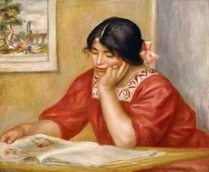 Léontine lisant (Auguste Renoir) - Muzeo.com