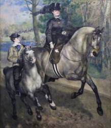 L'équitation au Bois de Boulogne (Auguste Renoir) - Muzeo.com