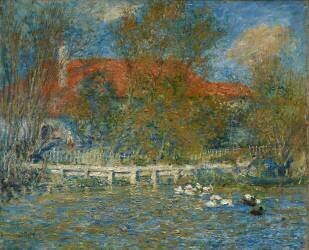 L'étang aux canards (Auguste Renoir) - Muzeo.com