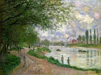 L'île de la Grande Jatte (Claude Monet) - Muzeo.com