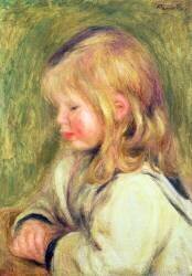 L'enfant en chemise blanche Lecture (Auguste Renoir) - Muzeo.com