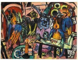 L'enfer des oiseaux (Max Beckmann) - Muzeo.com