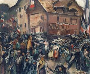 L'entrée des troupes françaises à Strasbourg (Achille Emile Othon Friesz) - Muzeo.com