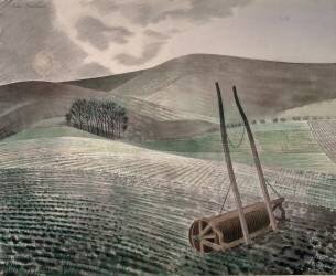 Les averses en hiver (Eric Ravilious) - Muzeo.com