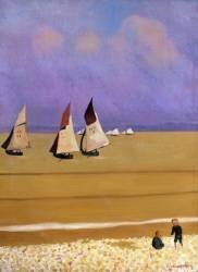 Les bateaux (Félix Vallotton) - Muzeo.com