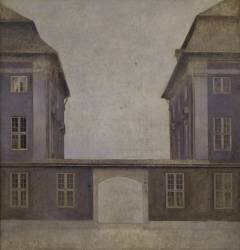 Les bâtiments de la société asiatique (Vilhelm Hammershoi) - Muzeo.com