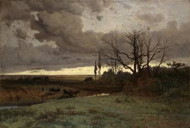 Les bords de la Creuse (Gustave Eugène Castan) - Muzeo.com