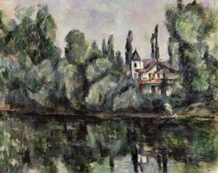 Les bords de la Marne (Paul Cézanne) - Muzeo.com