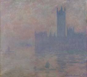 Les chambres du Parlement (Claude Monet) - Muzeo.com