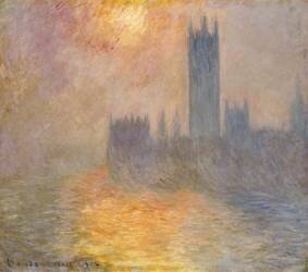 Les Chambres du Parlement (Claude Monet) - Muzeo.com