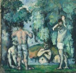 Les cinq baigneurs (Paul Cézanne) - Muzeo.com