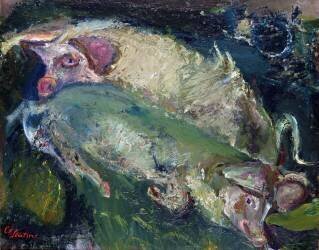 Les cochons (Chaïm Soutine) - Muzeo.com