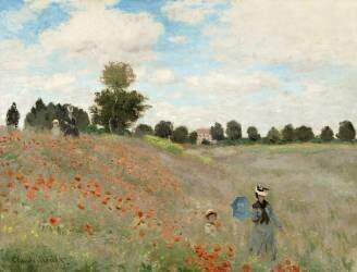Les Coquelicots (Claude Monet) - Muzeo.com