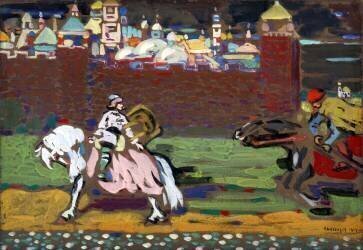 Les croisés (Wassily Kandinsky) - Muzeo.com