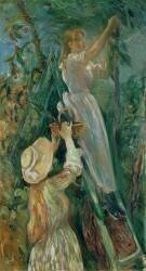 Les cueilleuses de cerises (Berthe Morisot) - Muzeo.com
