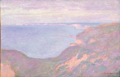 Les falaises près de Dieppe (Claude Monet) - Muzeo.com