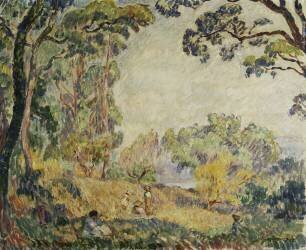 Les femmes et les filles à la campagne (Henri Lebasque) - Muzeo.com