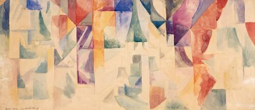 Les Fenêtres Simultanées (Robert Delaunay) - Muzeo.com