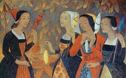 Les fileuses (Paul Serusier) - Muzeo.com