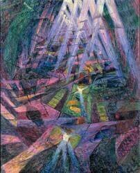 Les forces d'une route - Forze di una strada par Boccioni (Umberto Boccioni) - Muzeo.com