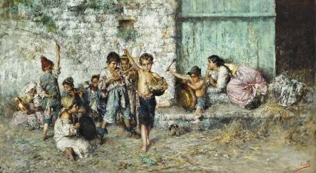 Les jeunes musiciens (Vicenzo Irolli) - Muzeo.com