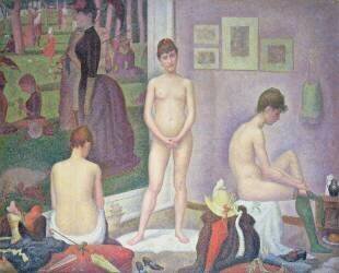 Les Poseuses (Georges Seurat) - Muzeo.com