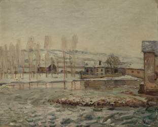 Les moulins de Moret (Alfred Sisley) - Muzeo.com