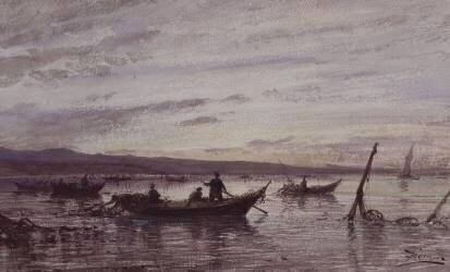 Les pêcheurs de Martigues (Félix Ziem) - Muzeo.com