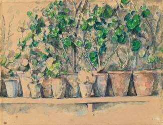 Les pots de fleurs (Paul Cézanne) - Muzeo.com