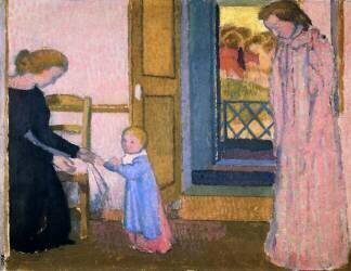 Les premiers pas de Noelle (Maurice Denis) - Muzeo.com