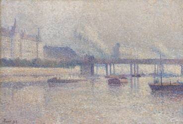 Les rives de la Seine à Paris (Maximilien Luce) - Muzeo.com