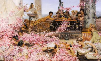Les roses de Héliogabale (Lawrence Alma-Tadema) - Muzeo.com