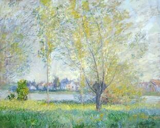 Les saules à Vetheuil (Claude Monet) - Muzeo.com
