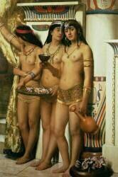 Pharaoh's Handmaidens (John Collier) - Muzeo.com