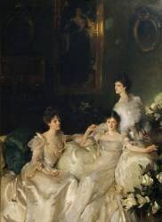 Les Soeurs Wyndham : Lady Elcho, Mme Adeane et Mme Tennant (John Singer Sargent) - Muzeo.com
