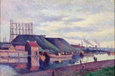 Les terrils du Sacré Madame (Maximilien Luce) - Muzeo.com