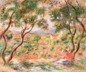 Les vignes de Cagnes (Auguste Renoir) - Muzeo.com