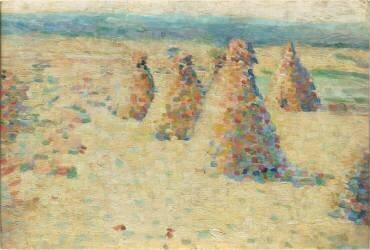 Les villottes, petites meules en Normandie (Charles Angrand) - Muzeo.com
