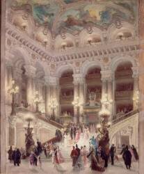 L'escalier de l'Opéra (Louis Béroud) - Muzeo.com