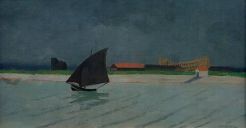 L'estuaire de la Seine (Félix Vallotton) - Muzeo.com