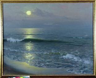 Lever de lune (Guillermo Gomez y Gil) - Muzeo.com