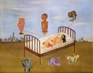 L’hôpital Henry Ford ou le lit volant (Frida Kahlo) - Muzeo.com