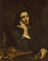 L'homme à la ceinture de cuir, portrait de l'artiste (Gustave Courbet) - Muzeo.com