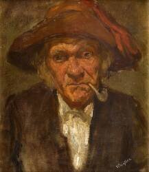 L'homme à la pipe (James Abbott McNeill Whistler) - Muzeo.com