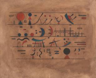 Lignes de signes (Wassily Kandinsky) - Muzeo.com