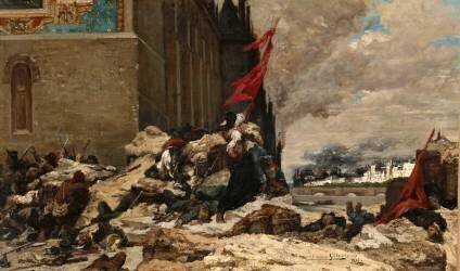 L'Incendie des Tuileries en mai 1871 (Georges Clairin) - Muzeo.com