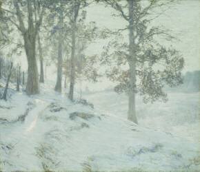 Feuilles de chêne persistantes (Walter Launt Palmer) - Muzeo.com