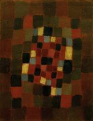 Lit de fleurs coloré (Paul Klee) - Muzeo.com