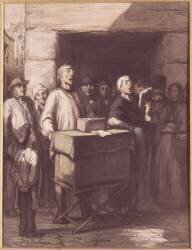 L'orgue de barbarie (Honoré Daumier) - Muzeo.com