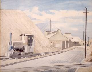 L'usine de ciment (Eric Ravilious) - Muzeo.com
